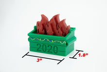 Load image into Gallery viewer, Dumpster Fire Ornament