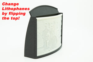 3D Printed Lithophane Display Case w/ Lithophane